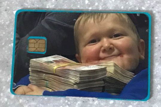 Пример оформления подарочной карты